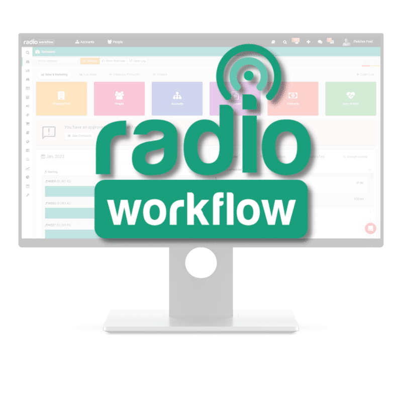 radio traffic software on desktop